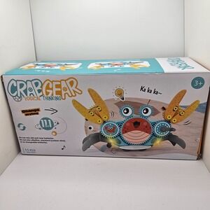 Crab Gear Logical Thinking Toy Walking Musical Light Up Obstacle Sensor‎ 3+ New